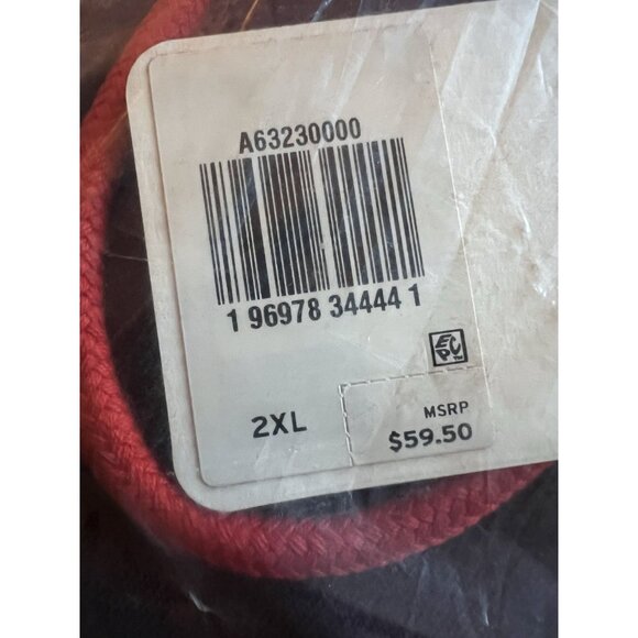 Levi's Mens Big and Tall Sweats Hoodie Size 2XL Tall Colorblock Relaxed Fit 2XLT - Picture 6 of 9